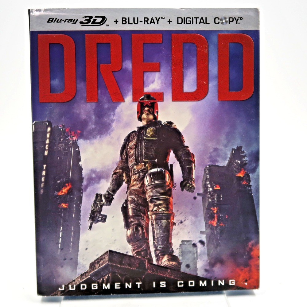 Dredd Blu-ray 3D Blu-ray DVD 2012 Karl Urban Olivia Thirlby Lena Headey Movie